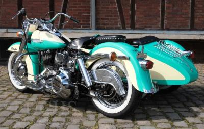 1970 Harley Davidson FLH Electra Glide Liberty sidecar