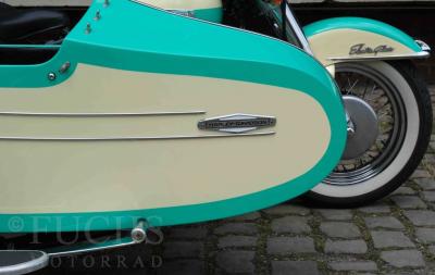 1970 Harley Davidson FLH Electra Glide Liberty sidecar