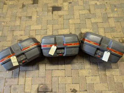 Givi Three Motorcycle Luggage Boxes