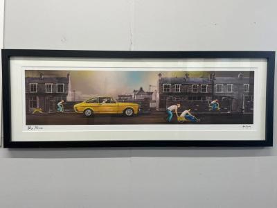 Adam Barsby Collection of Four Framed &#039;Chopper&#039; Prints