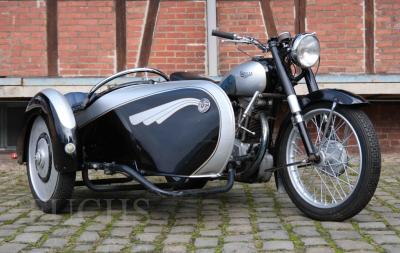 1953 Sarolea 600 cc Grand Tourisme sidecar