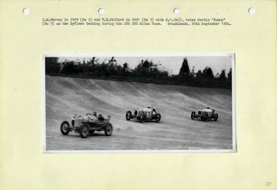 1924 Alvis 200 Miles Racing Car