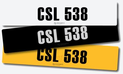 538 Registration CSL 538