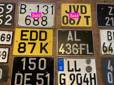 1950 Collectables numberplates European