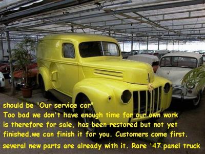 1947 Pick-up trucks Ford Panel truck