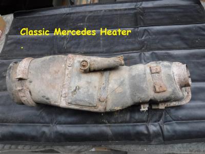 1960 Mercedes parts classic heater