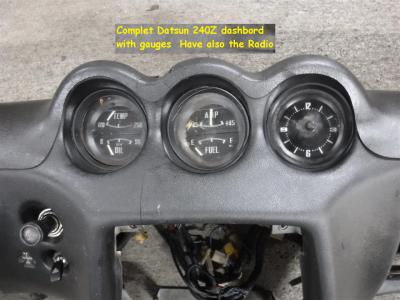 1974 Datsun parts 240Z dash