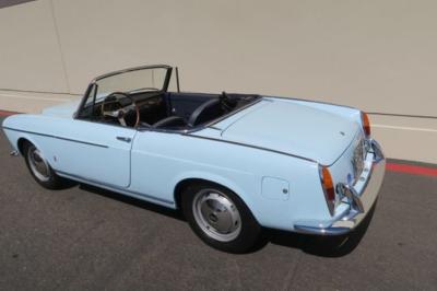 1961 Fiat 1500S spider blue