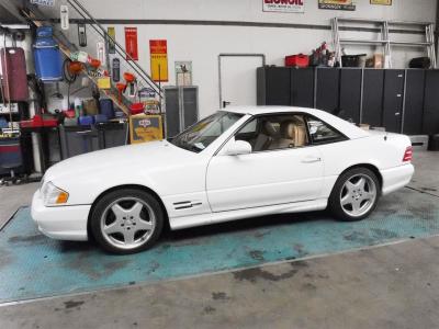 2000 Mercedes - Benz 500SL White