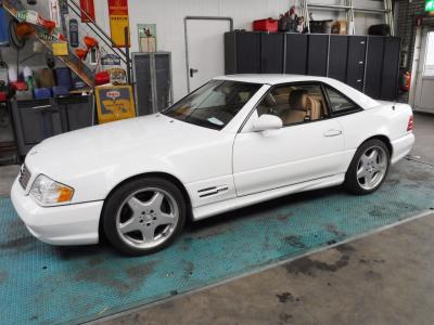 2000 Mercedes - Benz 500SL White