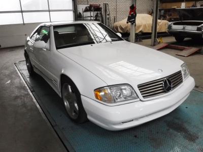 2000 Mercedes - Benz 500SL White