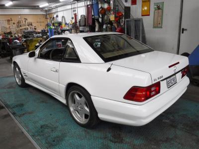 2000 Mercedes - Benz 500SL White