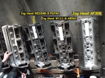 1900 Jaguar parts engine heads