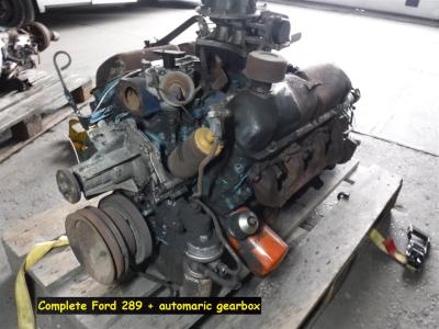 1900 Ford engines / parts 289 engine plus gearbox