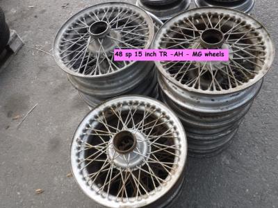 1900 Spaakwielen/ wire wheels 15 inch 48 sp