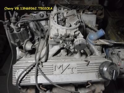 1968 Chevrolet parts engine 350 CU 9362