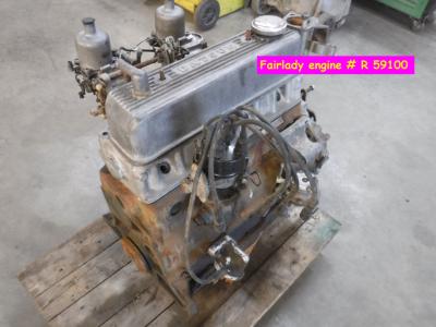 1900 Datsun parts Engine and gearbox