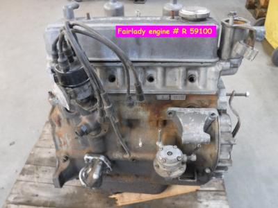 1900 Datsun parts Engine and gearbox