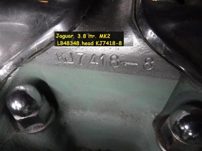 1900 Jaguar parts MK2 engine 3.8 ltr LB48348