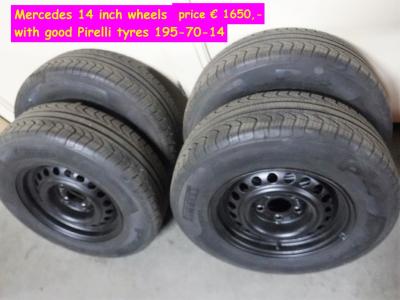 1950 Mercedes parts wheels