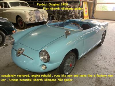 1959 Abarth Allemano spider blue