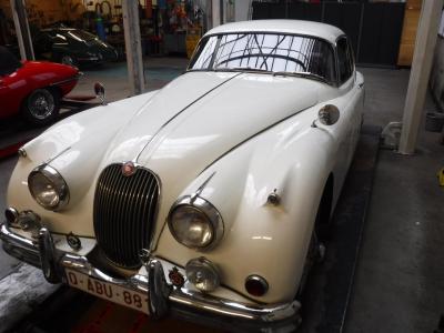 1958 Jaguar XK 150 Coupe white