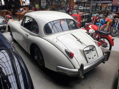 1958 Jaguar XK 150 Coupe white