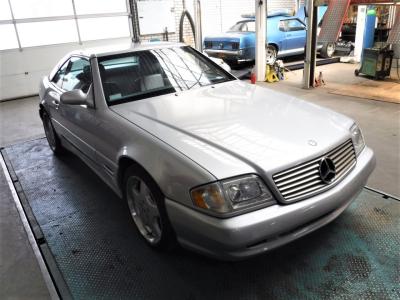 2000 Mercedes - Benz 500SL silver  192120