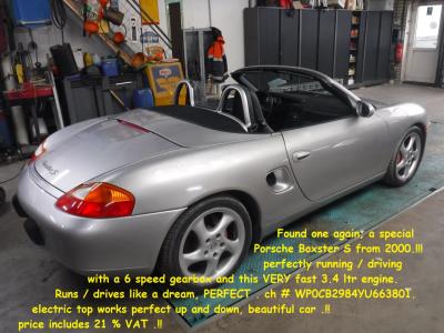 2000 Porsche Boxster S nr. 3801