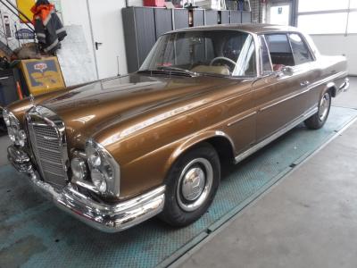 1966 Mercedes - Benz 250SE coupe gold W111