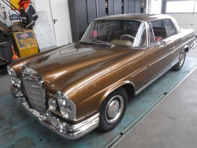 1966 Mercedes - Benz 250SE coupe gold W111