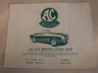 1900 Car Brochures Brochures / Folders / Photos / Drawings