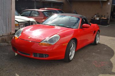 2001 Porsche Boxster S Red