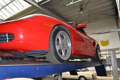 2001 Porsche Boxster S Red