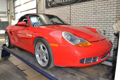 2001 Porsche Boxster S Red