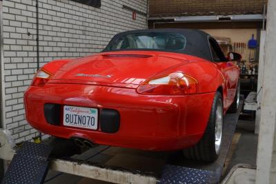 2001 Porsche Boxster S Red