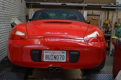 2001 Porsche Boxster S Red