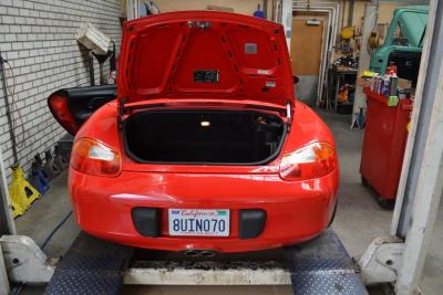 2001 Porsche Boxster S Red