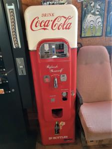 1950 Coca Cola vending machine V44 and W64