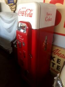 1950 Coca Cola vending machine V44 and W64