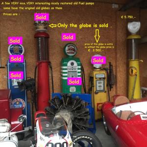 1950 Collectables Fuel pumps