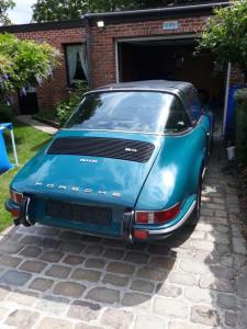 1973 Porsche 911 E Targa blue