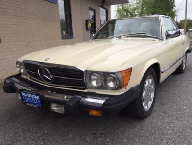 1979 Mercedes - Benz 450SL W107 1979 wit / creme