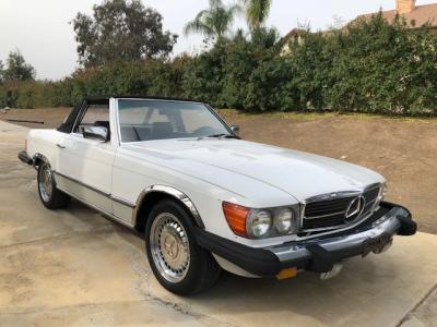 1981 Mercedes - Benz 380SL Roadster white