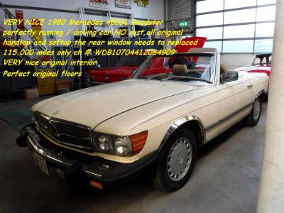 1980 Mercedes - Benz 450SL W107 roadster &#039;&#039;80