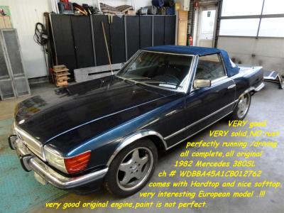 1982 Mercedes - Benz 380SL blue