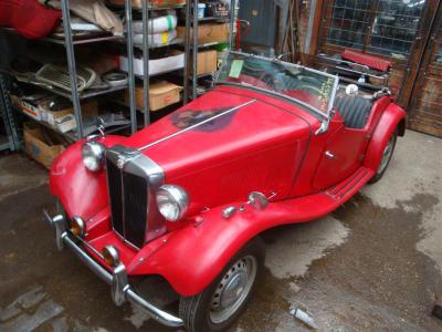 1953 MG TD red 27236