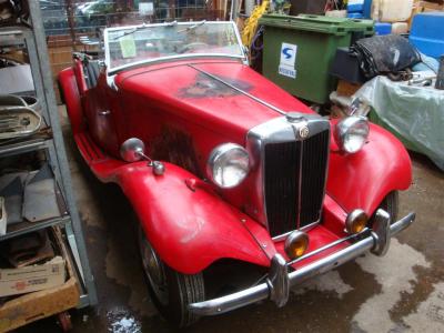 1953 MG TD red 27236