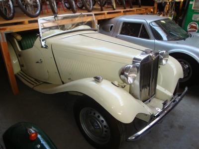 1955 MG TD wit