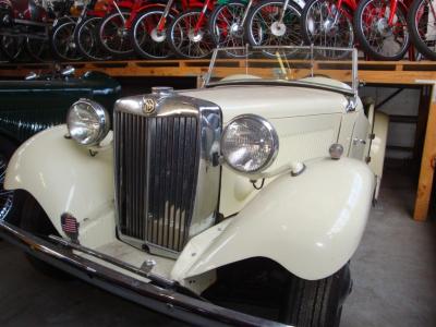 1955 MG TD wit